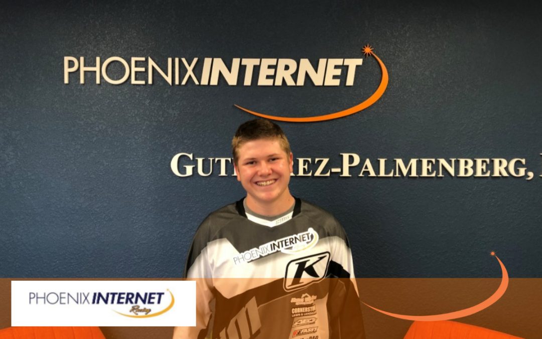 Phoenix Internet Signs Sponsorship with AMRA Racer, Noah Tidball